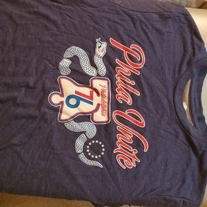 Sixers layered long sleeve shirt